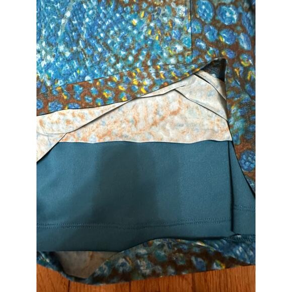 Calvin Klein Blue Animal Print Sheath Dress Size 2 NWT - Picture 7 of 8